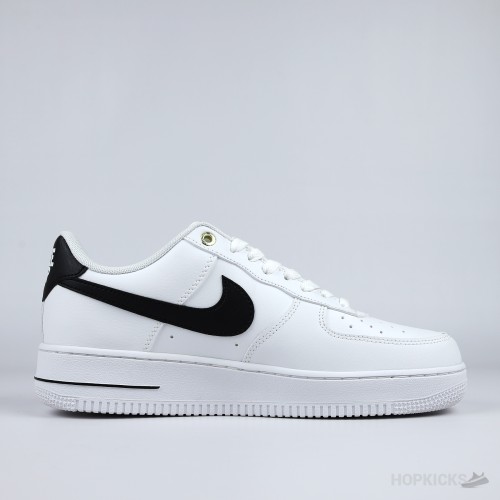 Nike Air Force 1 Low '07 White Black Pebbled Leather