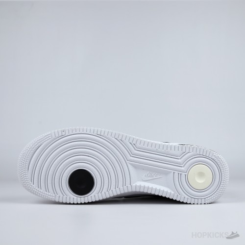 Nike Air Force 1 Low '07 White Black Pebbled Leather