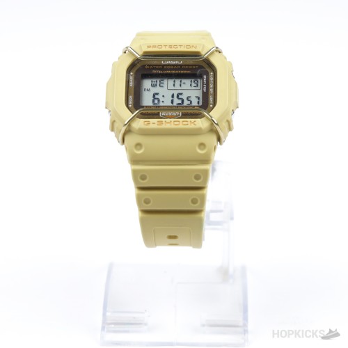 Casio G-Shock | DW-5600 | Tan Utility Watch with Bull Bar Protector With Complete Package | (Slightly Used) Casio G-Shock | DW-5600 | Tan Utility Watch with Bull Bar Protector With Complete Package | (Slightly Used)