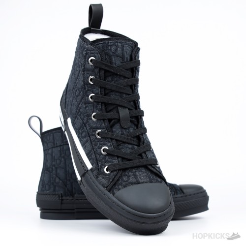 Dior Oblique Jacquard B23 Black High-Top Sneaker (Premium Plus Batch)