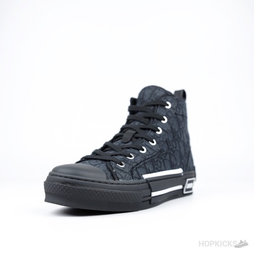Dior Oblique Jacquard B23 Black High-Top Sneaker (Premium Plus Batch)