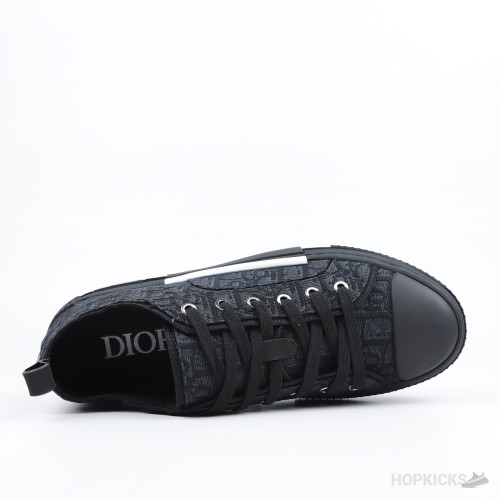 Dior Oblique Jacquard B23 Black Low-Top Sneaker (Premium Plus Batch)