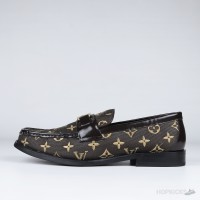 LV Major Loafer Embroidered Monogram Brown (1:1)