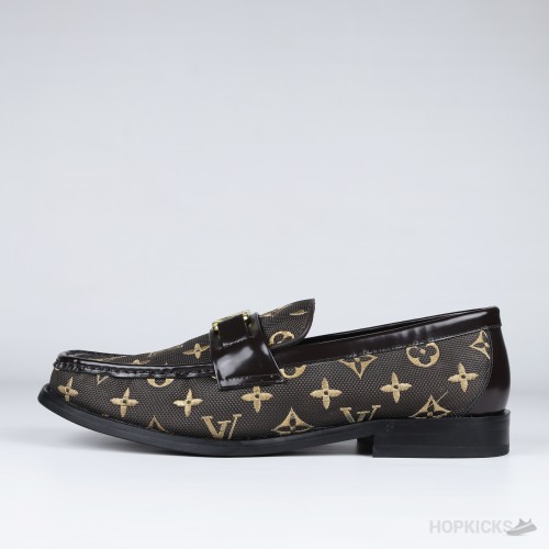LV Major Loafer Embroidered Monogram Brown (1:1)
