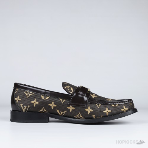 LV Major Loafer Embroidered Monogram Brown (1:1)