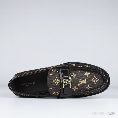 LV Major Loafer Embroidered Monogram Brown (1:1)