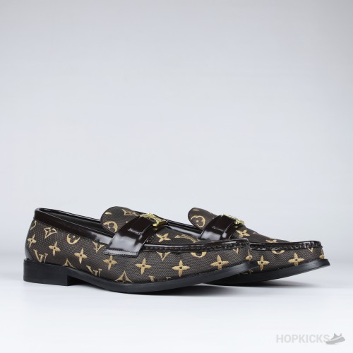 LV Major Loafer Embroidered Monogram Brown (1:1)