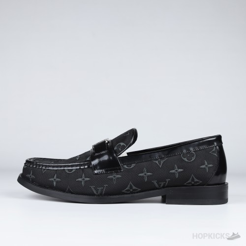 LV Major Loafer Embroidered Monogram Black (1:1)