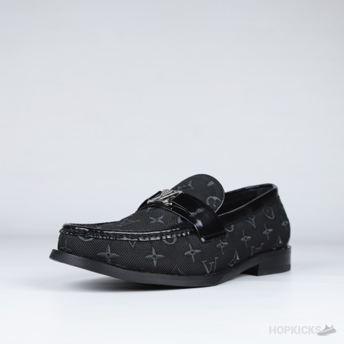 LV Major Loafer Embroidered Monogram Black (1:1)