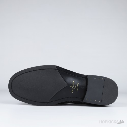 LV Major Loafer Embroidered Monogram Black (1:1)