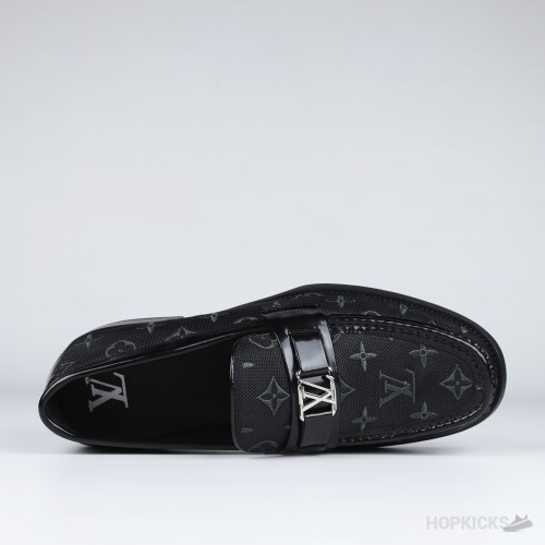 LV Major Loafer Embroidered Monogram Black (1:1)