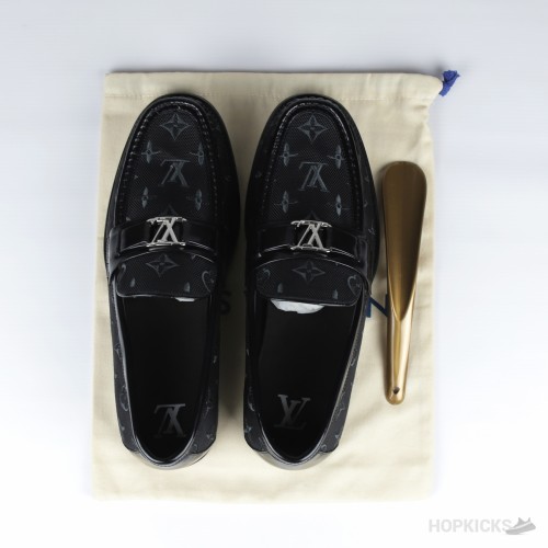 LV Major Loafer Embroidered Monogram Black (1:1)