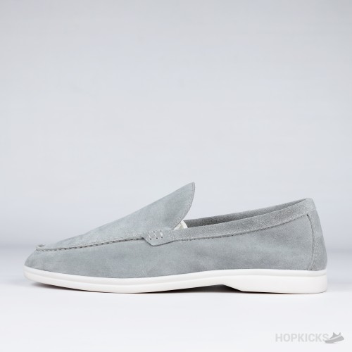Loro Piana Summer Walk Loafers Suede Grey (1:1)