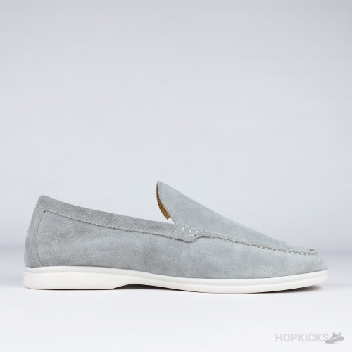 Loro Piana Summer Walk Loafers Suede Grey (1:1)