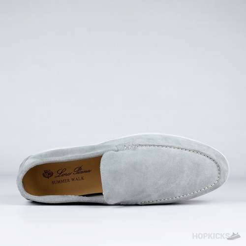 Loro Piana Summer Walk Loafers Suede Grey (1:1)