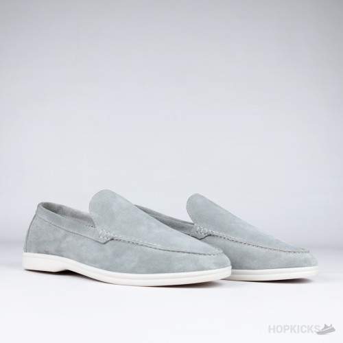 Loro Piana Summer Walk Loafers Suede Grey (1:1)