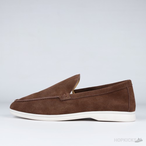 Loro Piana Summer Walk Loafers Suede Brown (1:1)