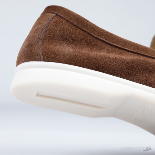 Loro Piana Summer Walk Loafers Suede Brown (1:1)