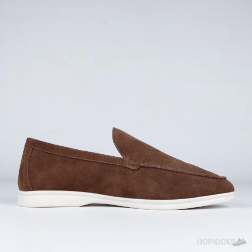 Loro Piana Summer Walk Loafers Suede Brown (1:1)