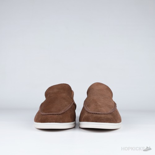 Loro Piana Summer Walk Loafers Suede Brown (1:1)