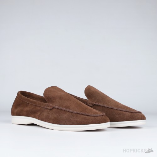 Loro Piana Summer Walk Loafers Suede Brown (1:1)