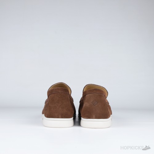 Loro Piana Summer Walk Loafers Suede Brown (1:1)