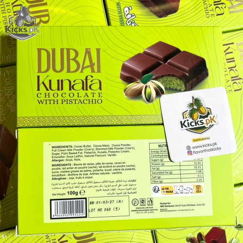 Kunafa | VIRAL Dubai Chocolate With Pistachio | 100g
