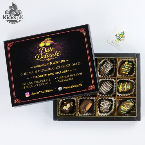 Date Delicate | Mix Flavored Dates | Pack Of 12