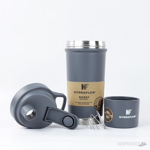 Hydraflow 32oz Insulated Protein Shaker Bottle Gray