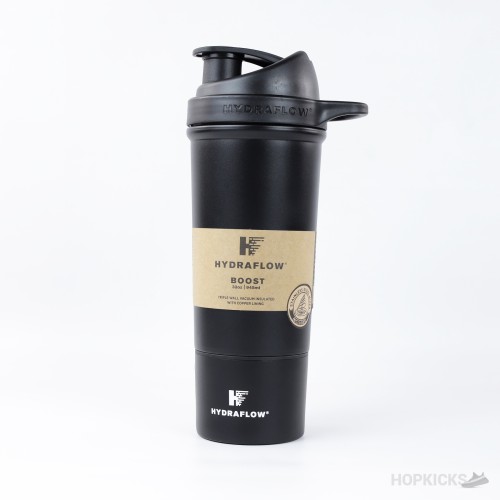 Hydraflow 32oz Insulated Protein Shaker Bottle Black