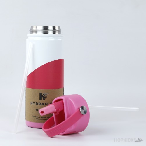 17-oz Color Block Hybrid Flipstraw Bottle Pink Rose