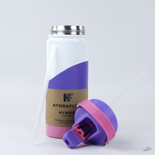 17-oz Color Block Hybrid Flipstraw Bottle Pink Berry