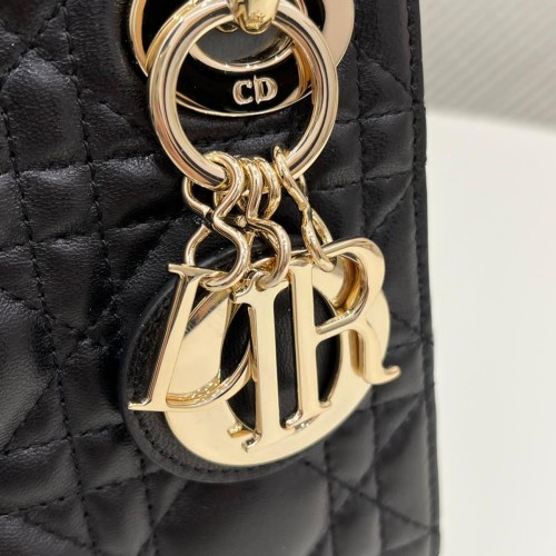 Mini Lady Dior Bag Gray Cannage Lambskin (top tier 1:1 pre order)