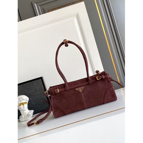 Prada Bonnie medium suede handbag (top tier 1:1 pre order)