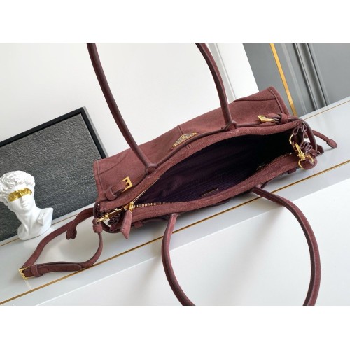 Prada Bonnie medium suede handbag (top tier 1:1 pre order)