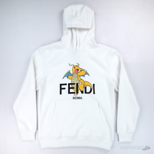 Fendi x FRGMT x Pokemon White Hoodie