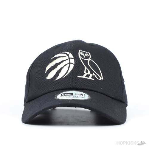OVO x Toronto Raptors x New Era Adjustable Cap – Black (NBA Official)
