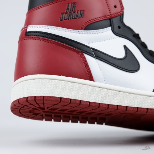 Air Jordan 1 High OG "Black Toe" Reimagined (Dot Perfect)