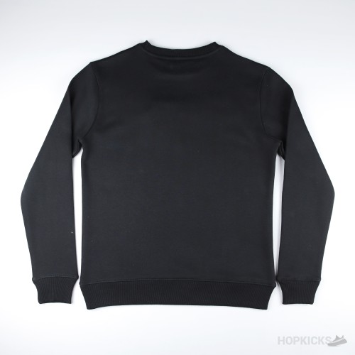 Fendi Bag Bugs Eyes Rubber Eyes Sweatshirt Black