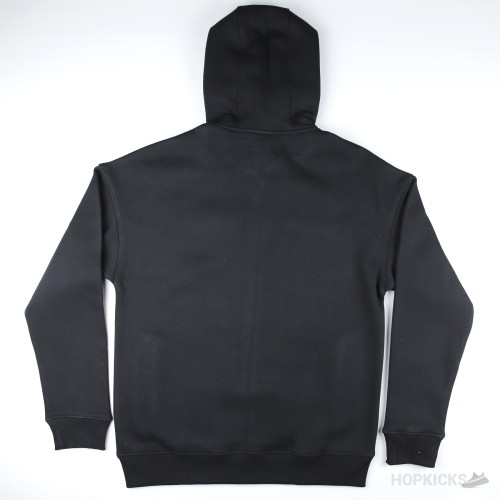 Fendi Bag Bugs Eyes Rubber Eyes Zipper Hoodie Black