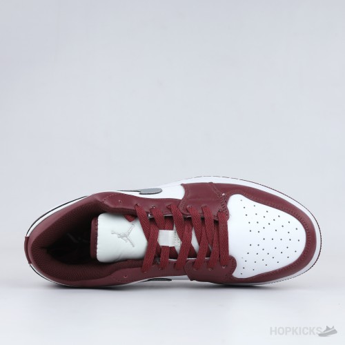Jordan 1 Low White Bordeaux