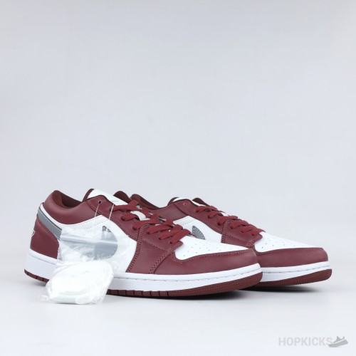 Jordan 1 Low White Bordeaux