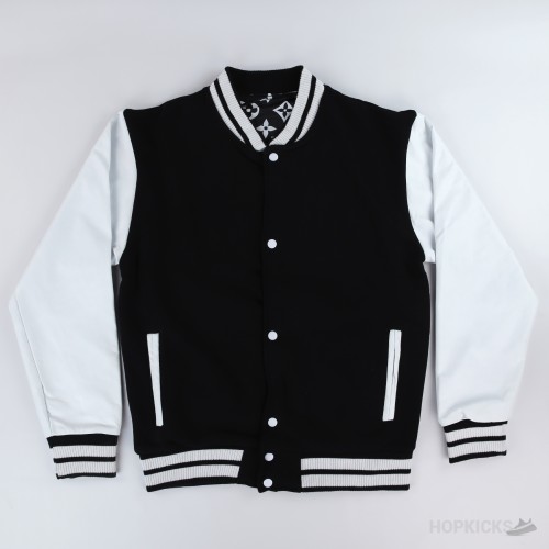 LV Leather Signature Varsity Jacket