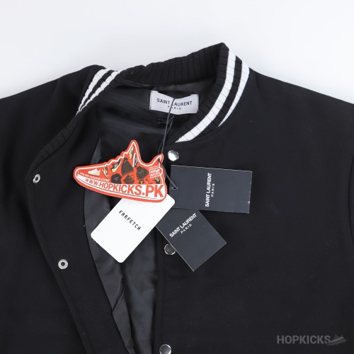 Saint Laurent Teddy Varsity Jacket