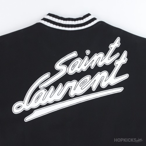 Saint Laurent Teddy Varsity Jacket