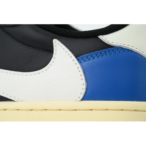 FRAGMENT x Travis Scott x Air Jordan 1 Retro Low OG Black Blue (Top tier 1:1 On pre order)