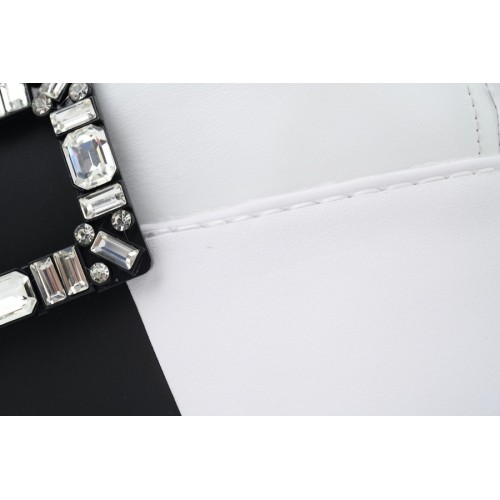 Roger Vivier White And Black Buttons (top tier 1:1 pre order)