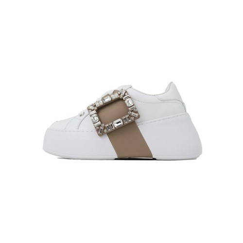 Roger Vivier White Brown Buckle (top tier 1:1 pre order)