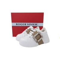 Roger Vivier White Brown Buckle (top tier 1:1 pre order)