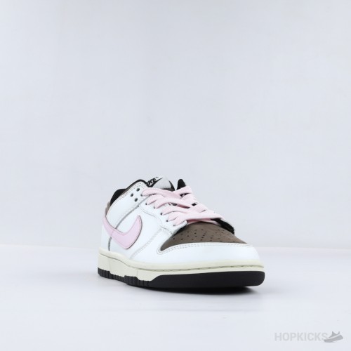 Nike Dunk Low Retro White Brown Pink